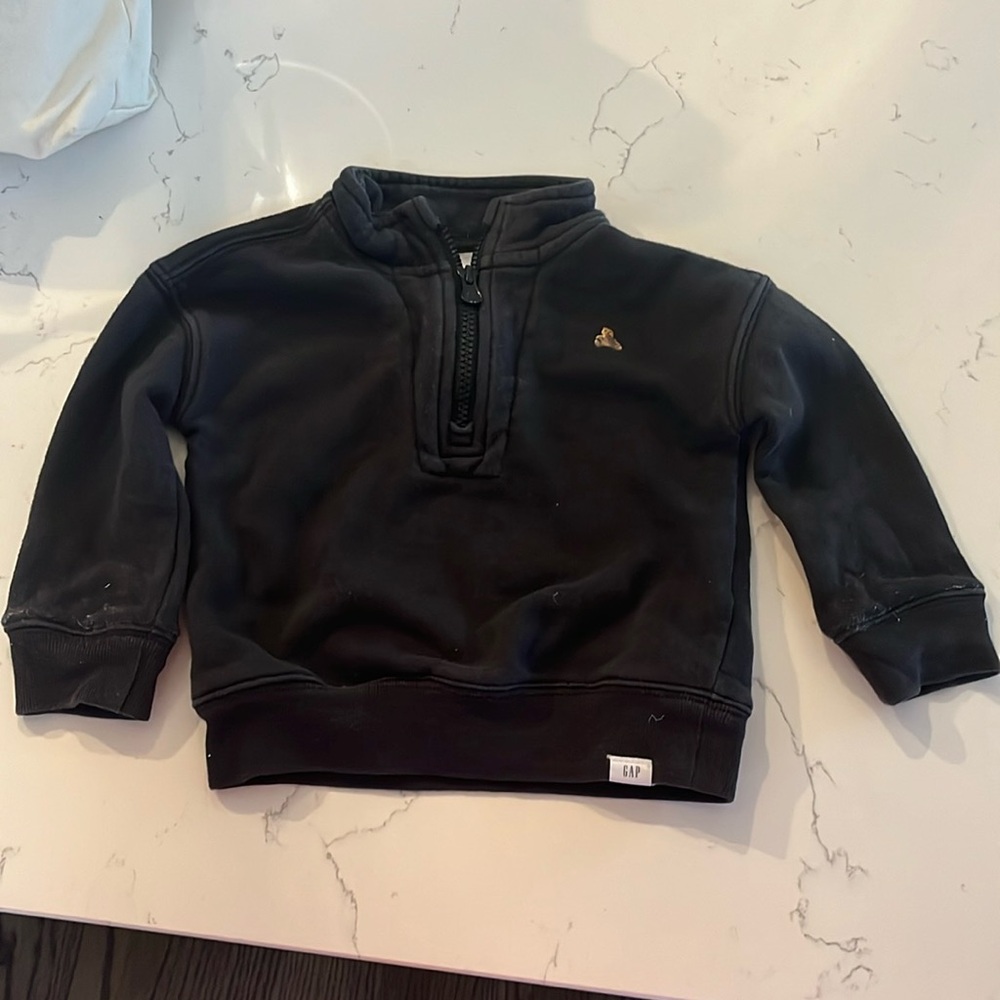 Baby gap quarter zip sweatshirt 18-24M